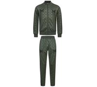 Tapout Survêtement pour homme, coupe normale, motif PUNKASS TRACK Olive/noir, taille M