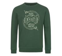 Tapout Sweat-shirt 'Spirit' vert / blanc, Taille XXL