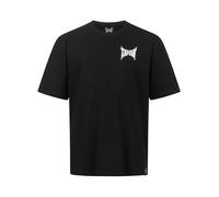 Tapout T-Shirt 'Creekside' noir / blanc, Taille M