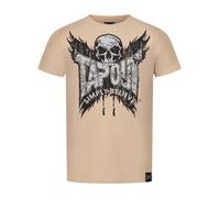 Tapout T-Shirt 'Creston' sable / gris clair / noir, Taille XL