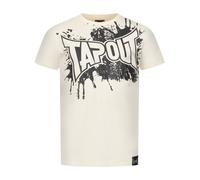 Tapout Splashed Short Sleeve T-shirt Beige L Homme