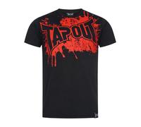 Tapout Splashed Short Sleeve T-shirt Noir L Homme