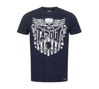 Tapout T-Shirt 'Westlake' bleu marine / blanc, Taille M