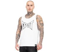TAPOUT Tipton Singlet T-Shirt, Blanc/Noir, L Homme