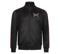 Tapout Veste de survêtement 'Tarziana' gris / rouge / noir, Taille XXL