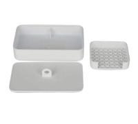 Tapper Box - 4.72 Inches Clay Cornstarch Tray for Jewelry Making, Sculpting with Easy Access Function, Crafting Supply Case for Earrings, Modeling, Art Projects, Studio, Home Use