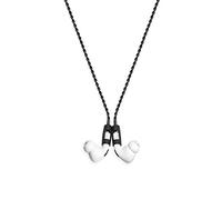 Tapper Chaîne en Corde plaquée hématite Noire pour AirPods et AirPods Pro
