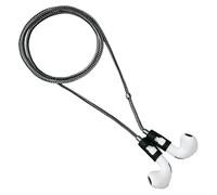 Tapper Chaîne maille plaquée hématite noire pour AirPods et AirPods Pro