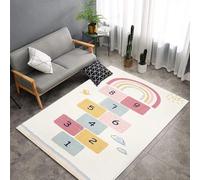 Tappeti Design Tapis de Chambre d'enfant Marelle Jeu de marelle Arc-en-Ciel, Chambre, Salle de Jeux, Jeux familiaux.-60x180cm