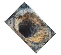 Tappeto Illusions - Tappeti Per Illusioni Ottiche In Fibre Di Polyestere, Zerbino Per Ingresso Interne | Dite Antiscivolo Ad Asciugatura Rapida, Per Compleanni, Vacanze Di Ringraziamento, Fest