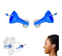 Tappi Auricolari Gonfiabili Innovativi, Tappi Auricolari Gonfiabili In Silicone Liquido Autoadattanti, Tappi Auricolari Riutilizzabili Ultra-Comodi e Antirumore (blue, One Size)