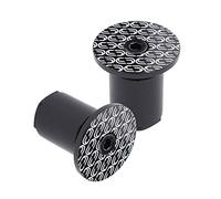 Tappo Manubrio Loop in Alluminio Nero (Coppia)