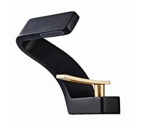 taps for Sink, Brass, Hot & Cold, Hole Mount, Single Handle, Waterfall, Bathroom, Faucet, Black Gold