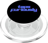 Taps Furiously Funny Mobile Gaming Joke for Tapping Screen PopSockets PopGrip pour MagSafe
