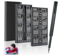 Tapvai 63 En 1 Tournevis de Precision, Kit Tournevis de Précision avec T2/T3/T4/T5/T6/T8/T10/T15, Tournevis PC pour Iphone, Macbook, Switch, PS4, Smartphone, Laptop, PC, Lunettes, Montre, Etc