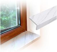 Taqargzy Plaque d'extension de rebord de fenêtre, protection de rebord de fenêtre, protection de seuil pour fenêtres, plaque de rechange pour décoration de salle de bain/cuisine (50 x 15 cm)