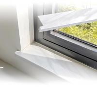 Taqargzy Protection de rebord de fenêtre pour la maison, protection de rebord de fenêtre, protection de bord de fenêtre, plaque d'extension de rebord de fenêtre, pour salle de bain/cuisine (100,1 x 18