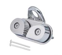 Taquet à came en acier inoxydable 316 5 x 38 mm pour câbles marins avec options d'installation et vis autotaraudeuses et à tête fraisée