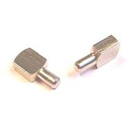 Taquet à tige lisse 5mm laiton nickelé - 9010AS12 Noir G