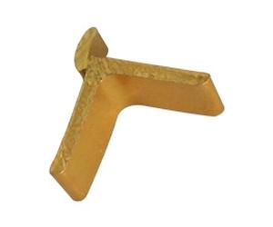 Taquet aluminium or T39 pour crémaillère encastrée VACHETTE - Boîte de 100 - 580287