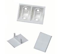Taquet + Couvercle 02C blanc PRUNIER - Boîte de 50 - STBS02C