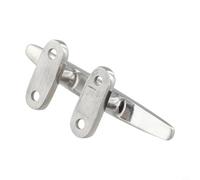 Taquet d'amarrage de bateau à quatre trous en acier inoxydable 316 poli miroir pour yachts et navires marins - Résistant et sécurisé (10,2 cm)