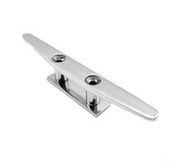 Taquet de corde de quai pour bateaux fabriqué en acier inoxydable 316 offrant un amarrage fiable et une résistance à la marine avec trous de montage pré-percés (10,2 cm)