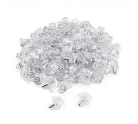 Taquet Etagere, HASLED 100 Pièces Support Etagere Transparente, 5mm Taquets pour Étagères, Convient aux Armoires, Étagères à Chaussures, Étagères, Supports D'étagère