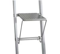 Taquet repose-pieds pour échelle - Aluminium - 24x25,5cm CENTAURE - 79641054