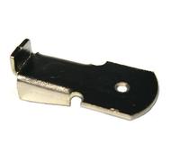 Taquet standard pour crémaillère acier MONIN SAS - Longueur 32 mm - Acier nickelé