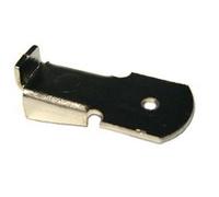Generique Taquet standard pour crémaillère acier 522130 – 32 mm acier nickelé – Noir G