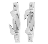 Taquets D'amarrage pour Bateau 丨 Cales D'étrave de Bateau 丨 Dioche Bateau/Yacht Pièces de Rechange 2 Pièces 6 Po Taquets D'amarrage D'ancrage Gauche et Droite Creux Chaumard en Acier Inoxydable Access
