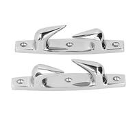 Taquets d'amarrage pour Bateau Cales d'arc de Bateau Chaumard de Bateau, 2 Pièces 4,69 Pouces Taquets d'amarrage Gauche Droite Pièces d'ancrage de Chaumard en Acier