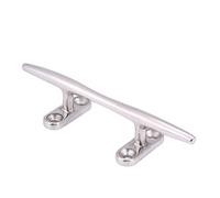 Taquets de Bateau, Keenso Crampons de plate-forme Taquet de Corde de Pont de Cale de Dock d'Amarrage de 5 "Base Plate pour Ponton en Acier Inoxydable