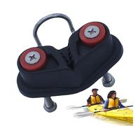 Taquets de caméra de fitness - Tendeurs portables en nylon résistant à l'usure - Matériel de kayak noir pour cordes de 3 à 15 mm de diamètre - Taquet en nylon renforcé