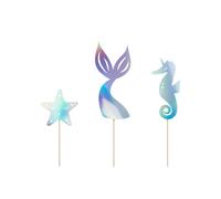 Taquin de sirène, 3pcs Party Deco