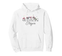 Taqwa Mot Arabe Conscience de Dieu Fleurs Sauvages Cursive Sweat à Capuche