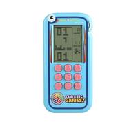 TAQY Console de Jeu de Blocs Mignons 2500+ Niveaux Rétro Jeux électroniques Brique/Course/Tank Appareil de Jeu Portable Intérieur/Voyage Rechargeable Cadeaux pour Enfants Jouets Puzzle (Blue)