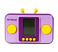 TAQY Console de Jeu de Briques de Créativité Portable Rétro 26 Jeux de Blocs Niveau/Vitesse Réglable Boutons en Silicone Souple Bataille de Chars Jouets électroniques Cadeaux pour Enfants (Purple)