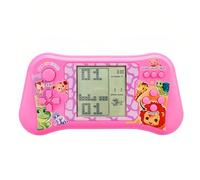 TAQY Console de Jeu Joystick Block 999 en 1 Jeu de Briques Bataille de Chars Console de Jeu de Poche rétro Souvenirs des années 70/80/90 Jouets Appareil de Jeu Portable Cadeaux pour Enfants (Pink)