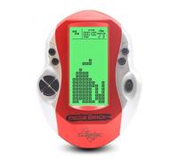 TAQY Créatif Bloquer la Console de Jeu Rétroéclairage Vert réglable 26 Jeux de Briques Jeu électronique pour Enfants Rétro Machine de Jeu Portable Jouets Cadeaux pour Enfants/Festivals (Red)