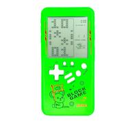 TAQY Modèle de Dessin animé Mignon Console de Jeu en Brique Jeux Multi-Blocs intégrés Machine de Jeu de Poche rétro Jeu électronique pour Enfants Jouets Portables Cadeaux pour Les Enfants (Green)