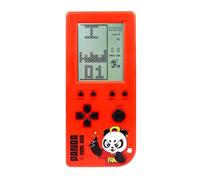 TAQY Panda Dessin Animé Console de Jeu Rétro Cube 26 Jeux de Briques 2574 Niveaux Vitesse/difficulté Réglable Jeu électronique à Main pour Enfants Bataille Cadeaux de Jouets de Puzzle (SRed)