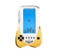 TAQY Rétroéclairage Bleu Bloquer la Console de Jeu 3398 en 1 Rétro Bataille de Chars/Serpent Puzzle de Poche Console de Jouet portative en Brique Cadeaux pour Adolescents/Enfants (Golden)