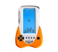 TAQY Rétroéclairage Bleu Bloquer la Console de Jeu 3398 en 1 Rétro Bataille de Chars/Serpent Puzzle de Poche Console de Jouet portative en Brique Cadeaux pour Adolescents/Enfants (Orange)