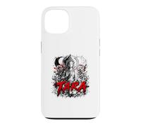 Tara Bouddhiste Déesse Lotus Phases de Lune Méditation Coque pour iPhone 13