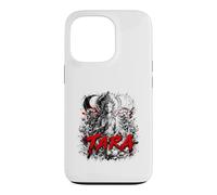 Tara Bouddhiste Déesse Lotus Phases de Lune Méditation Coque pour iPhone 13 Pro
