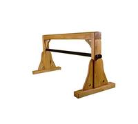 TARA YOGAPROPS Grand tréteau de yoga Iyengar - Original Yoga - Accessoires de yoga - Fabriqué par des artisans - Bois de pin léger - 97 x 195 x 81 cm