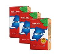 Taragui Yerba Maté Con Palo: 1,5 kg (3x 0.5kg)+ échantillon cadeau (40g)| Boisson énergisante, riche en vitamines et antioxydants, avec caféine!Accélère le métabolisme.
