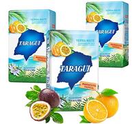 Taragui Yerba Maté Maracuya Tropic: 1,5 kg (3x0,5 kg) + échantillon cadeau (40g)| Boisson énergisante, riche en vitamines et antioxydants, avec caféine!Accélère le métabolisme.